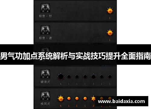 男气功加点系统解析与实战技巧提升全面指南